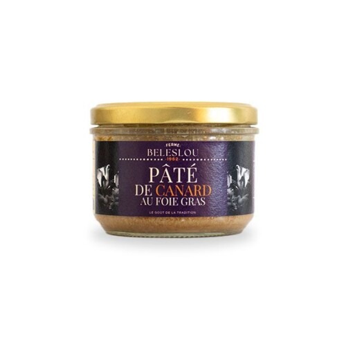 Pâté de canard au foie gras entier fermier